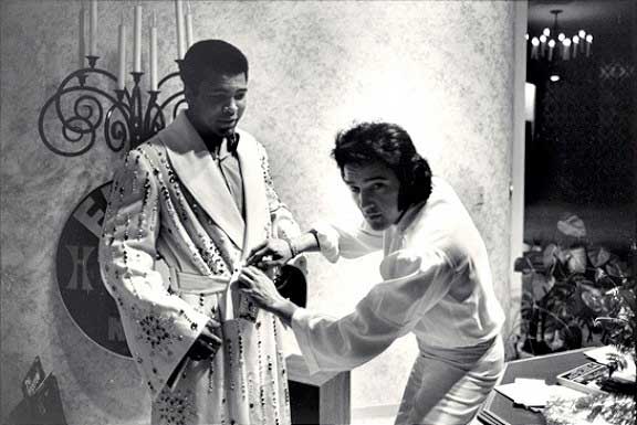 Elvis and Muhammad Ali