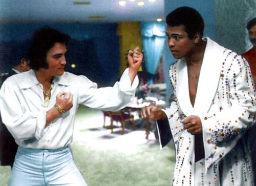 #1 a photo of Elvis Presley-and- Muhammad- Ali