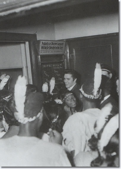 Elvis with African American fans